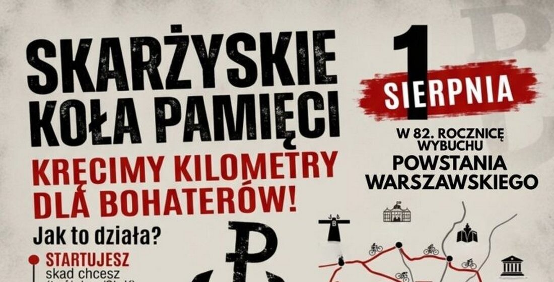 „Skarżyskie Koła Pamięci” – zapraszamy do udziału w wyjątkowym rajdzie rowerowym